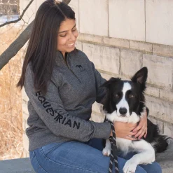 Women Aerion Equestrian Quarter Zip Polo Sweatshirt