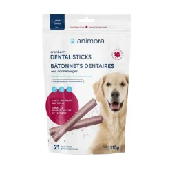 Animora Cranberry Large Dog Dental Sticks 315 g