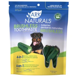 Ark Naturals Brushless Toothpaste Large Dog Chews 508 g