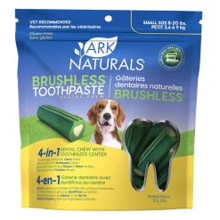 Ark Naturals Brushless Toothpaste Small Dog Chews 340 g