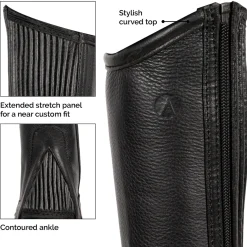 Kids Auken FitMe Aspire Leather Half Chaps - Kids'