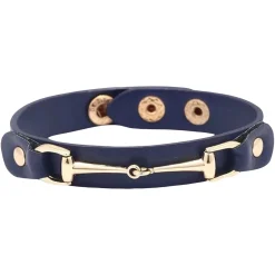 AWST International AWST Vegan Leather Snaffle Bit Bracelet