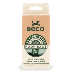 Beco Pets Beco Compostable Unscented Poop Bags - Pack of 48