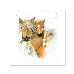 Bella Flor Hopper Along for the Ride Small Greeting Card
