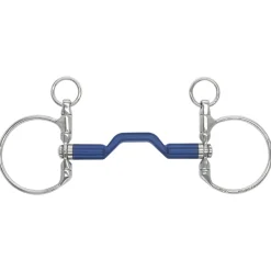 Bombers Bits International Bombers DC Dressage Bomber Blue Swivel Bit