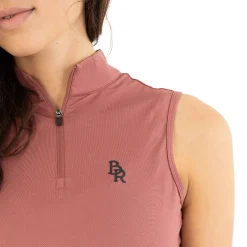 Women BR Isis Sleeveless Quarter Zip Top