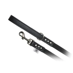 Buddy Belts Buddy Belt Accent Leather & Nylon Leash 1.3 cm x 1.2 m