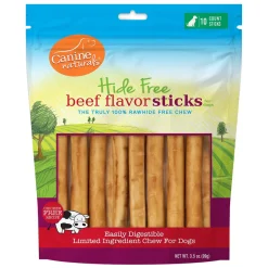 Canine Naturals Hide Free Beef Recipe Sticks 12 cm - 10 Pack