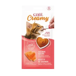 Catit Creamy Lickable Cat Treat Salmon 15 g - 5 Pack