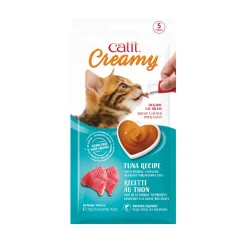 Catit Creamy Lickable Cat Treats Tuna 15 g - 5 Pack