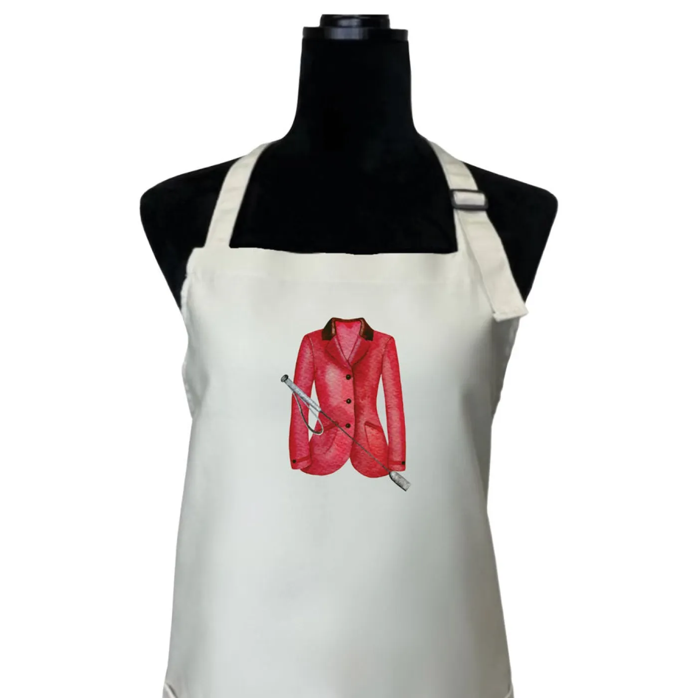 Cinto x Cora & Pate Red Equestrian Jacket Apron