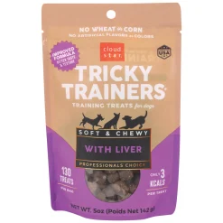 Cloud Star Tricky Trainers Chewy Liver Dog Treats 141 g