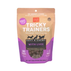 Cloud Star Tricky Trainers Chewy Liver Dog Treats 396 g