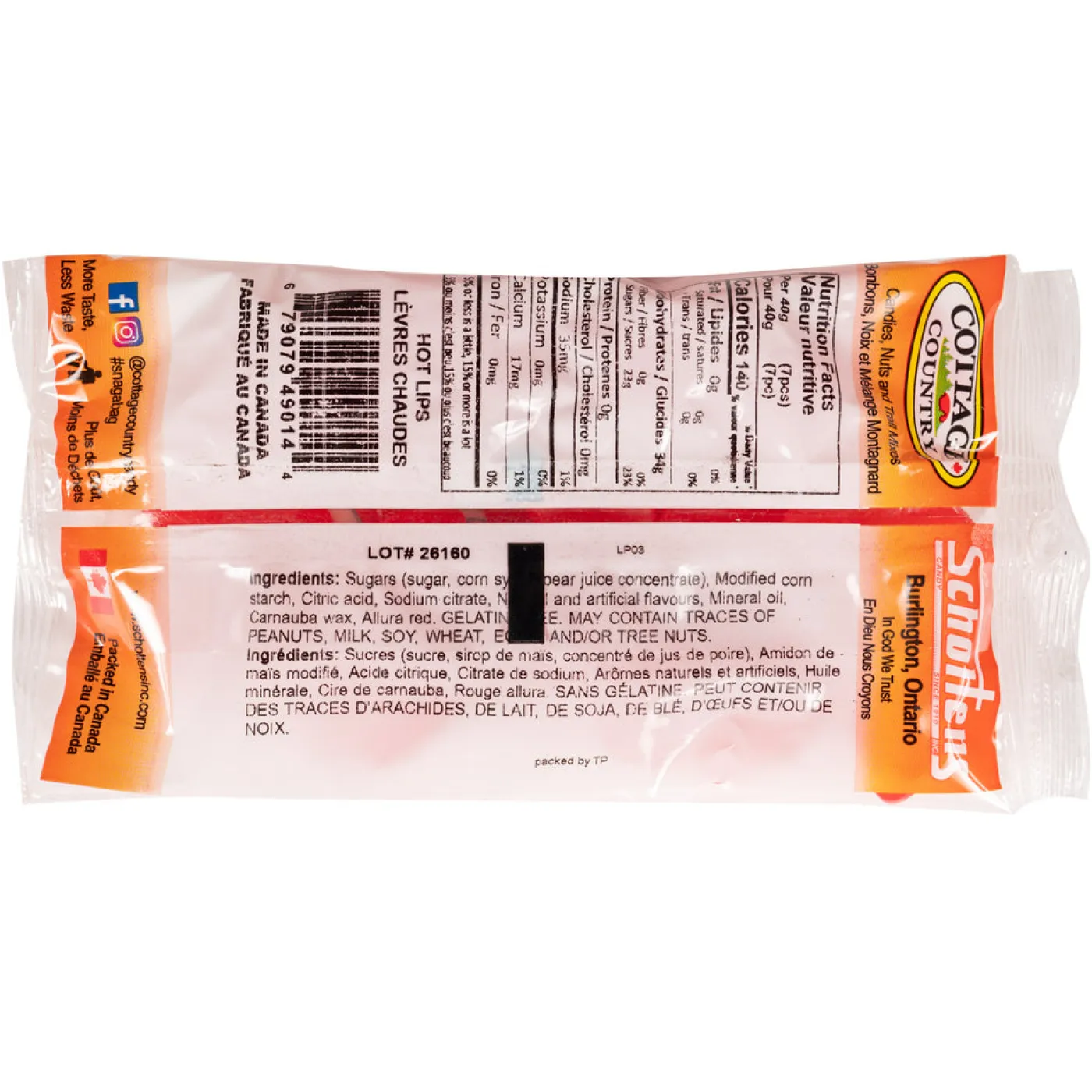 Cottage Country Hot Lips 140 g