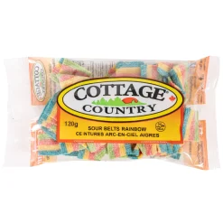 Cottage Country Sour Belts Rainbow 120 g