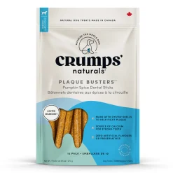 Crumps Naturals Crumps Plaque Busters Pumpkin Spice Dog Chews 18 cm