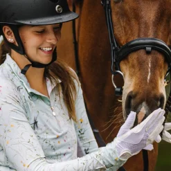 Women Dapplebay Quarter Zip Light Long Sleeve Riding Top