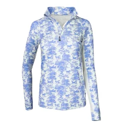 Women Dapplebay Quarter Zip Long Sleeve Riding Top