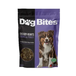 Dog Bites Freeze Dried Chicken Hearts Dog Treats 175 g