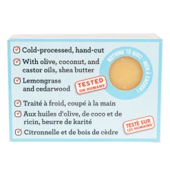 Dogs Are Good Co. Clean & Shiny Lemongrass Shampoo Bar 92 g