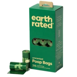 Earth Rated Unscented Refill Rolls - 315 Bags