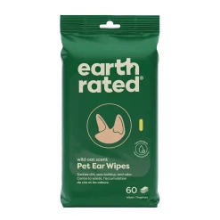 Earth Rated Wild Oat Scented Dog Ear Wipes - 60 Pack