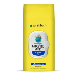 Earthbath Natural Pet Care Earthbath Hypoallergenic Fragrance Free Grooming Wipes - 100 Count