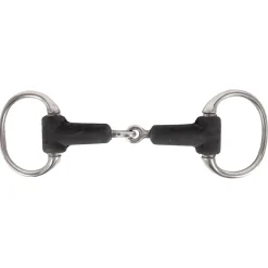 EvoEq Eggbutt Rubber Snaffle Bit