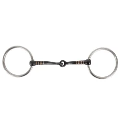 EvoEq Loose Ring Sweet Iron Snaffle Bit W/ Copper Inlay
