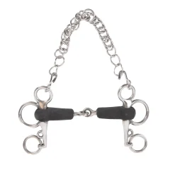 EvoEq Tom Thumb Jointed Rubber Pelham Bit