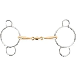 EvoEq Universal Curved Mouth Double Jointed Bit W/ Lozenge