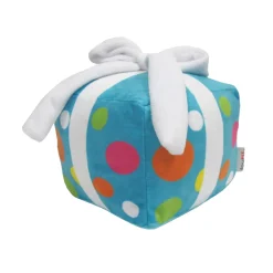 Fou Fou Brands Birthday Present Blue Plush Dog Toy