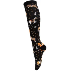 Four White Socks Love Of The Sport Knee High Socks