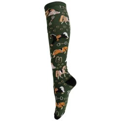 Four White Socks Love of Sport Knee High Socks