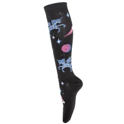 Four White Socks x Sock It To Me Ancient Pegasus Stretch-It Knee High Socks