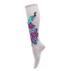 Four White Socks x Sock It To Me A Fan-tastic Tail Knee High Socks