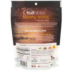 Fruitables Pet Fruitables Skinny Minis Chewy Grilled Bison Dog Treats 141 g