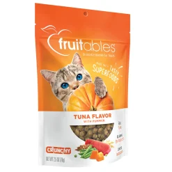 Fruitables Pet Fruitables Wildly Natural Tuna & Pumpkin Crunchy Cat Treats 70 g