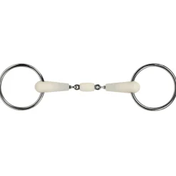 Happy Mouth Horse Bits Happy Mouth Loose Ring Snaffle Bit W/ Roller