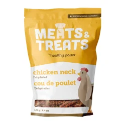 Healthy Paws Meats & Treats Dehydrated Chicken Neck 125 g