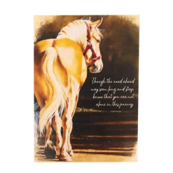 Bella Flor Ink on Paper Horse on Path Sympathy Card