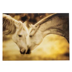 Bella Flor Ink on Paper Two Horses Anniversary Card