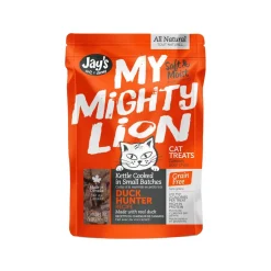 Jay's Tasty Adventures Jay's My Mighty Lion Duck Cat Treats 75 g
