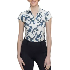 Women Kastel Denmark Cap Sleeve Print Shirt