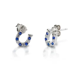 Kelly Herd Baby Horseshoe Earrings