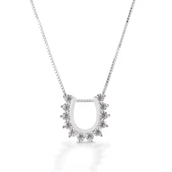 Kelly Herd Outside Set Horseshoe Necklace