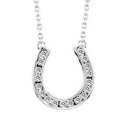 Kelly Herd Pavé Horseshoe Pendant
