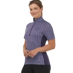Women Kerrits Breeze Ice Fil Short Sleeve Print Top
