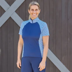 Women Kerrits Tempe Ice Fil Short Sleeve Print Top