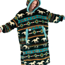 Women Lazy One Blanket Hoodie